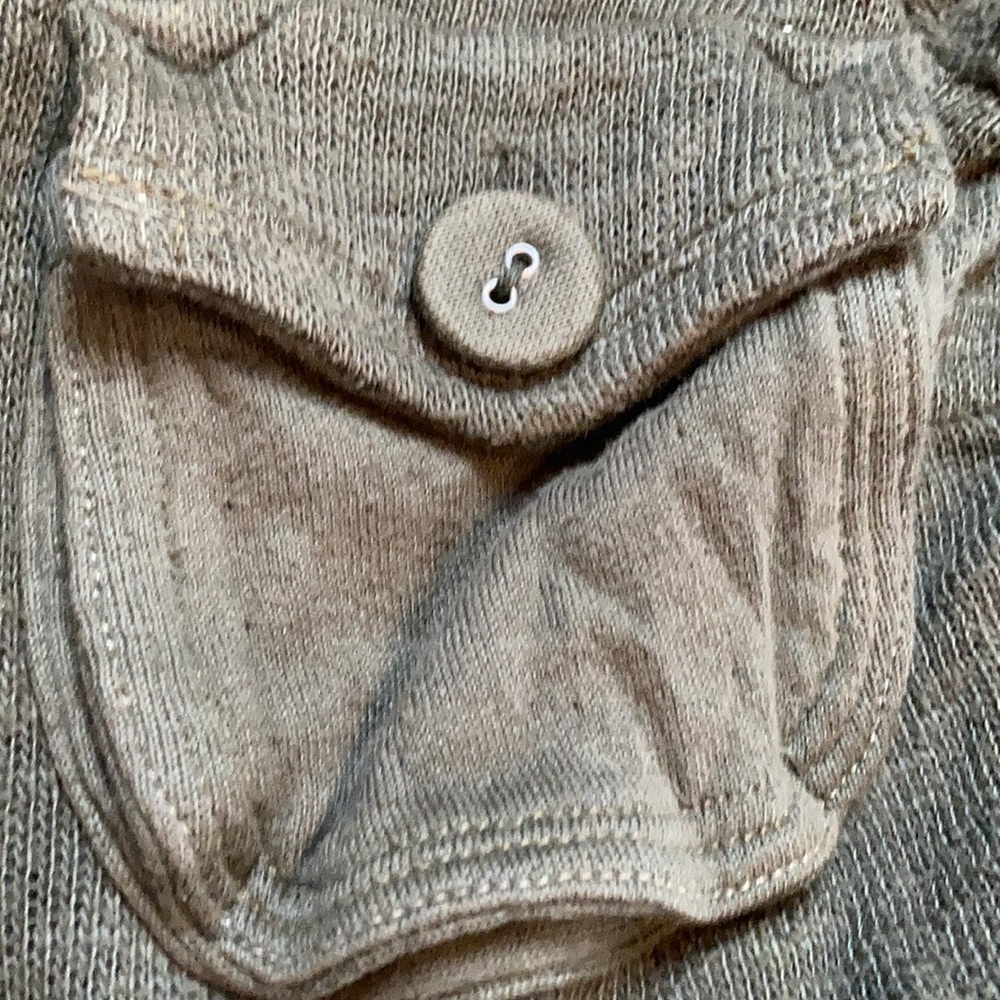 Free People Green Button Down Jacket - image 4